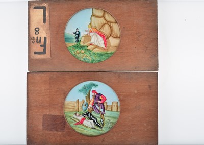 Lot 67 - Ten Magic Lantern Slides of Pilgrims Progress