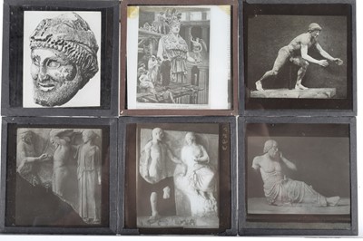 Lot 69 - One Hundred and Fifty Plus Ancient History 3¼'' Magic Lantern Slides