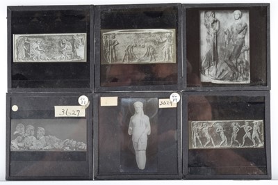 Lot 69 - One Hundred and Fifty Plus Ancient History 3¼'' Magic Lantern Slides
