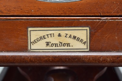 Lot 70 - A Negretti & Zambra Mahogany Graphoscope