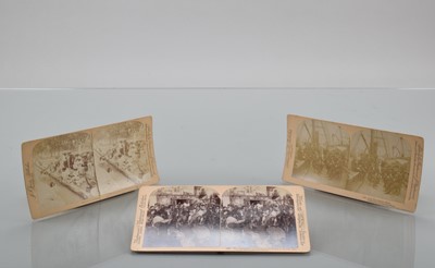 Lot 72 - Fifty Five Underwood & Underwood Stereoscopic Cards