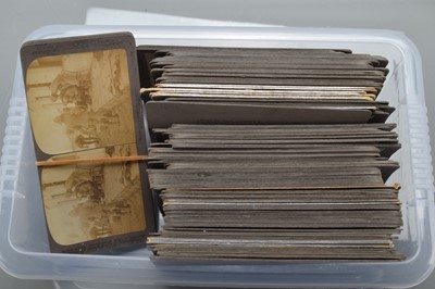 Lot 74 - One Hundred Plus Underwood & Underwood Stereoscopic Cards
