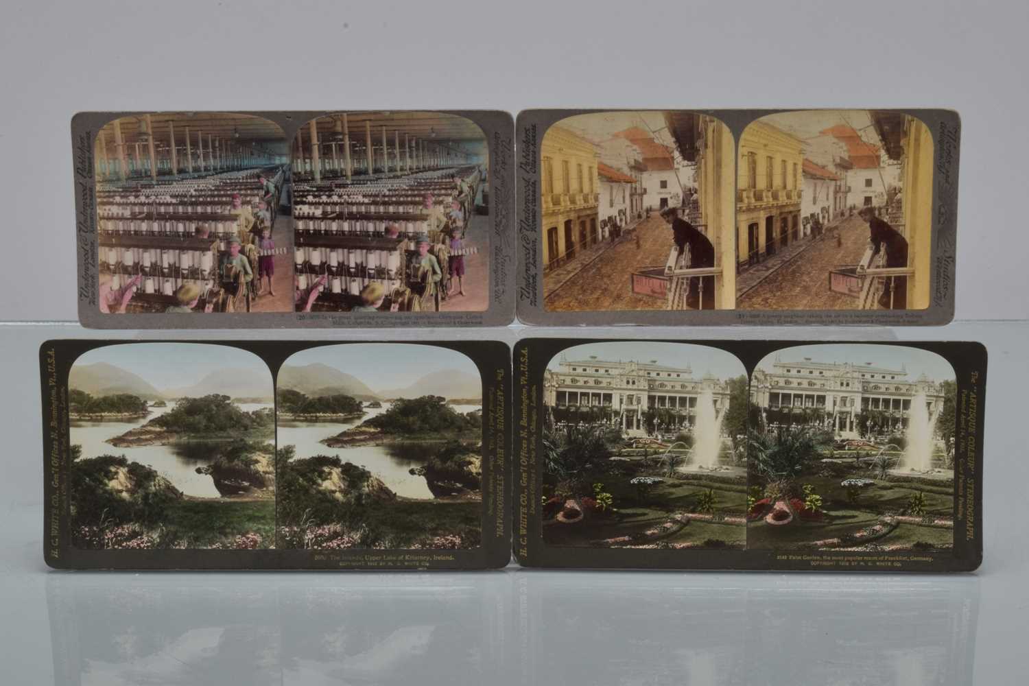 Lot 79 - Tissue & Colour Tinted Stereoscopic Cards