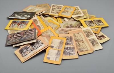 Lot 79 - Tissue & Colour Tinted Stereoscopic Cards