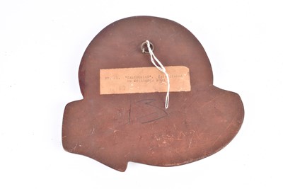 Lot 14 - A 19th Century copper mounted on wooden plaque Caledonian Insurance Company sign