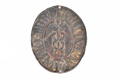 Lot 20 - A 19th Century lead British Commercial Life and Fire Insurance Company founded in 1820 firemark