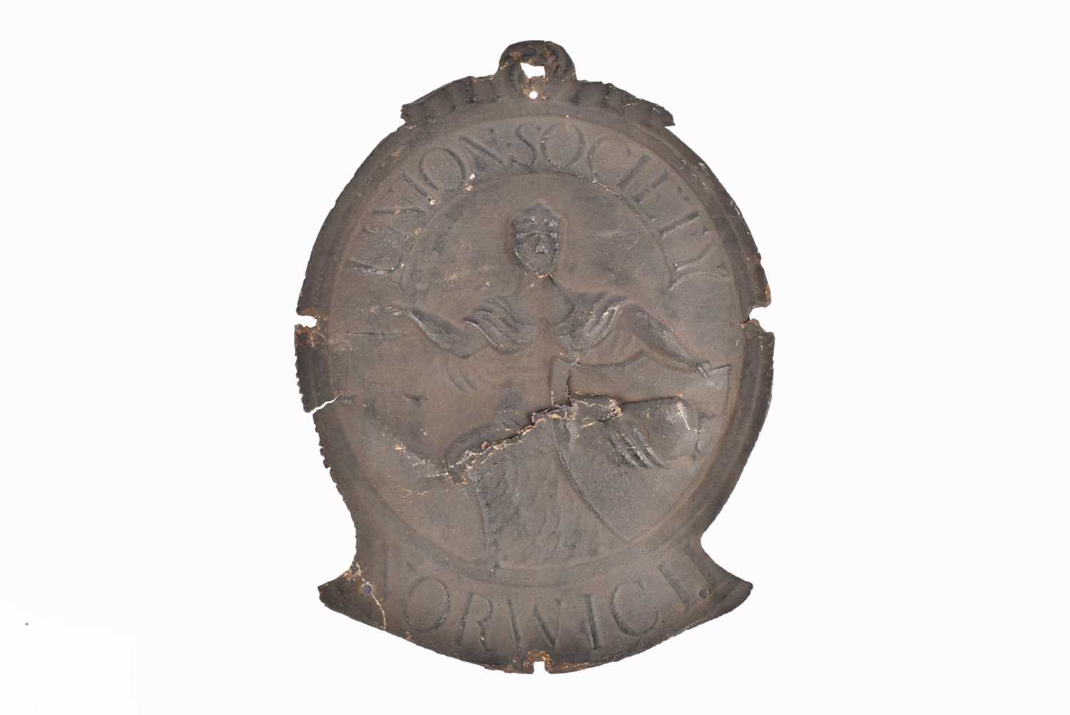 Lot 32 - A 19th Cenutry tin Norwich Union Fire Insurance Society firemark