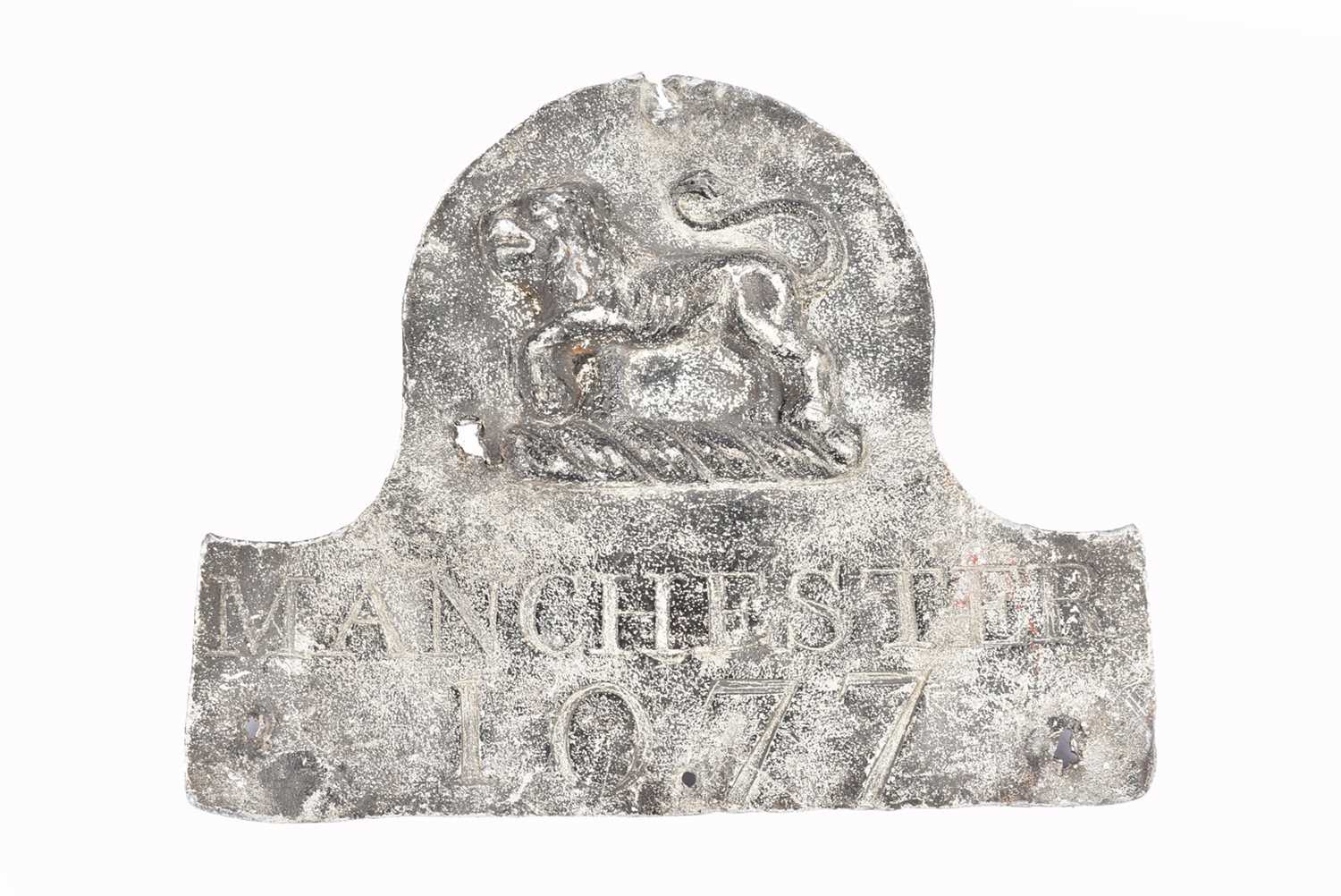 Lot 44 - An 18th Century lead Manchester Fire Office firemark