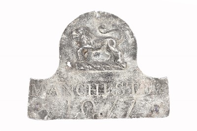Lot 44 - An 18th Century lead Manchester Fire Office firemark