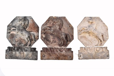 Lot 63 - Three 19th Century lead Kent Insurance Company firemarks
