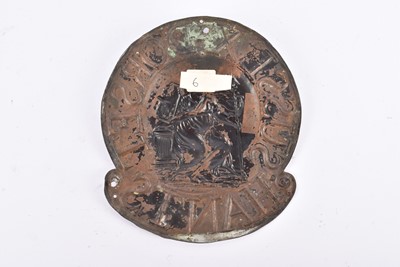 Lot 69 - A 19th Century copper Hampshire, Sussex and Dorset Fire Office firemark