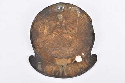 Lot 70 - A 19th Century brass Hampshire, Sussex and Dorset Fire Office firemark