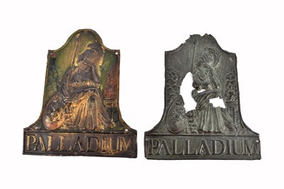 Lot 73 - Two 19th Century copper Palladium Life and Fire Assurance Fire Society firemarks