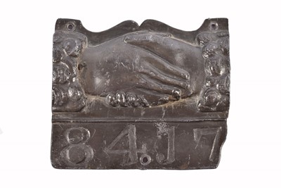Lot 81 - A 19th Century lead Edinburgh Friendly Insurance Against Losses by Fire firemark
