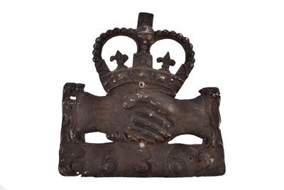 Lot 82 - An 18th Century lead Hand in Hand Fire Office firemark