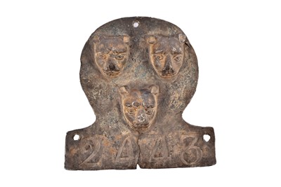 Lot 92 - A 19th Century lead Salop Fire Office firemark