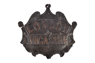 Lot 112 - A 19th Century copper London and Lancashire firemark