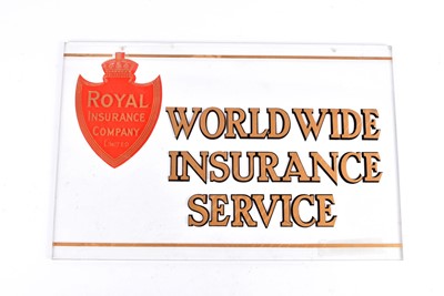 Lot 120 - A contemporary perspex Royal Insurance Company Limited rectangular advertising sign