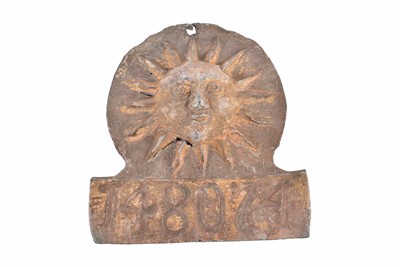 Lot 136 - A lead Sun Fire Office firemark