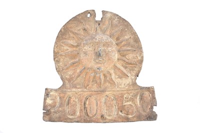 Lot 139 - A lead Sun Fire Office firemark