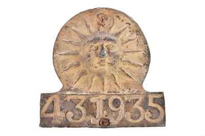 Lot 153 - A lead Sun Fire Office firemark
