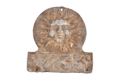 Lot 155 - A lead Sun Fire Office firemark
