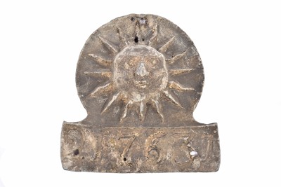 Lot 156 - A lead Sun Fire Office firemark