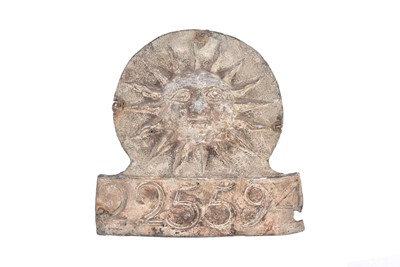 Lot 157 - A lead Sun Fire Office firemark