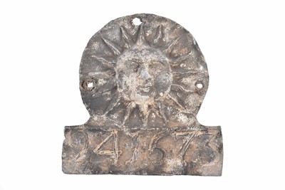 Lot 161 - A lead Sun Fire Office firemark