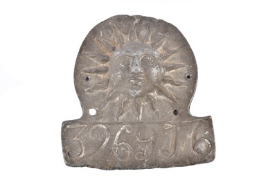 Lot 164 - A lead Sun Fire Office firemark