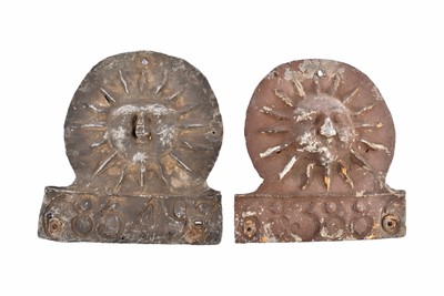 Lot 171 - Two lead Sun Fire Office firemarks