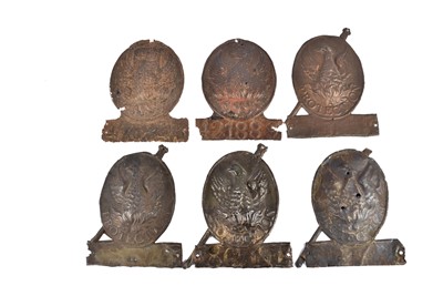 Lot 191 - Six 19th Century copper and tin Phoenix Assurance Company firemarks