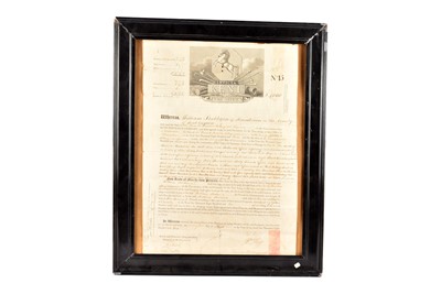 Lot 300 - Framed Kent Fire Office Insurance Policy
