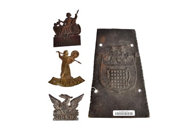 Lot 315 - Four cast metal wall or door mounts