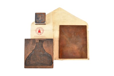 Lot 318 - Three County Fire Office printing plates