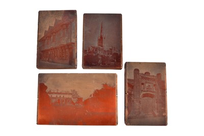Lot 322 - Four printing plates