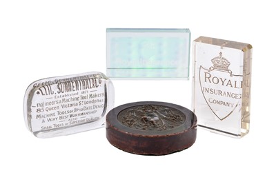 Lot 329 - Four desk top paperweights
