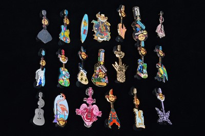 Lot 1 - A collection of twenty Hard Rock Café Cayman Islands pin badges