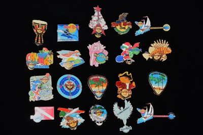Lot 2 - A collection of twenty Hard Rock Café Cayman Islands pin badges