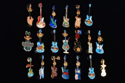 Lot 8 - A collection of twenty marketing Hard Rock Café Cayman Islands pin badges