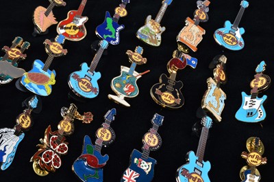 Lot 8 - A collection of twenty marketing Hard Rock Café Cayman Islands pin badges