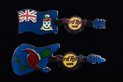 Lot 8 - A collection of twenty marketing Hard Rock Café Cayman Islands pin badges