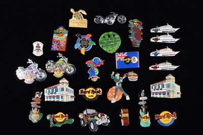 Lot 14 - A collection of twenty five marketing Hard Rock Café Cayman Islands pin badges