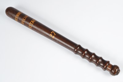 Lot 38 - A Victorian Kidderminster Police Constabulary truncheon