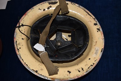 Lot 49 - Two 1940s/50s Fire Fighter's Brodie Helmets