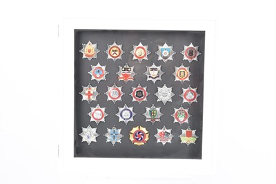Lot 56 - A collection of 23 well presented Fire Brigade badges