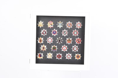 Lot 57 - A collection of 23 well presented Fire Brigade badges