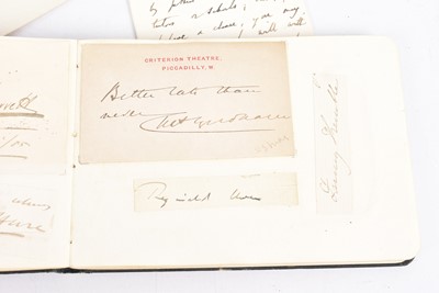Lot 63 - An autograph book of a number of autographs