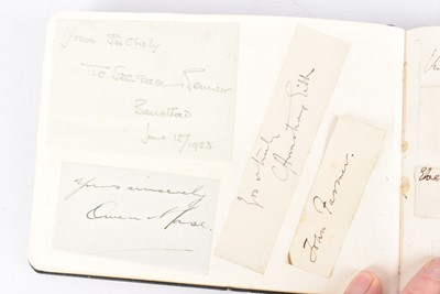 Lot 63 - An autograph book of a number of autographs