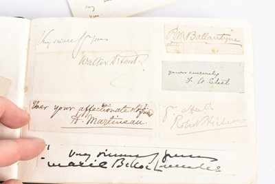 Lot 63 - An autograph book of a number of autographs